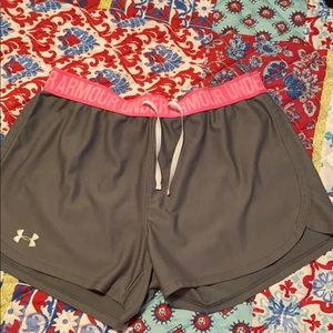 UA running shorts